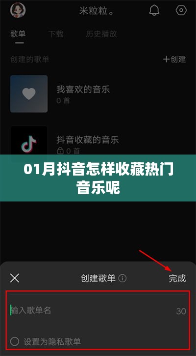 抖音熱門音樂收藏指南，輕松操作，一月收藏攻略！