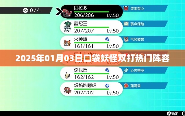 口袋妖怪雙打熱門陣容解析（2025年1月）