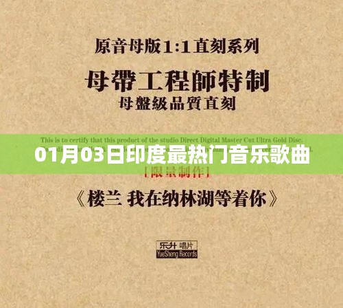 印度最新熱門(mén)音樂(lè)歌曲榜單（一月三日至一月末精選）