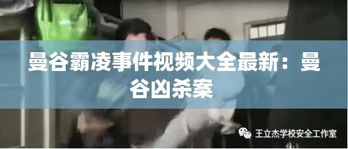 曼谷霸凌事件視頻大全最新：曼谷兇殺案 
