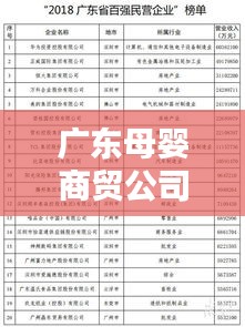 廣東母嬰商貿(mào)公司排名揭曉，行業(yè)領先的幾家企業(yè)榜單揭曉！