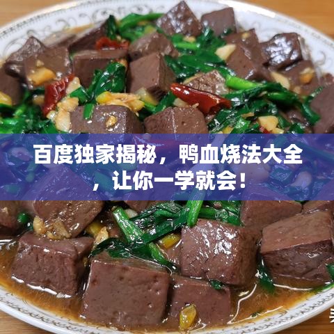 百度獨家揭秘，鴨血燒法大全，讓你一學就會！