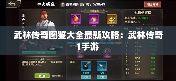 武林傳奇圖鑒大全最新攻略：武林傳奇1手游 