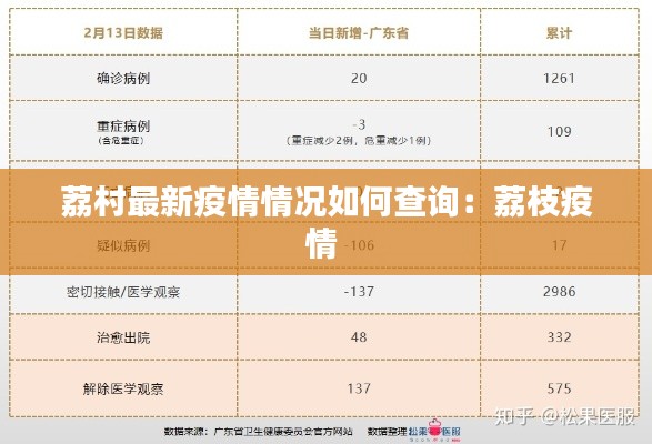 荔村最新疫情情況如何查詢：荔枝疫情 