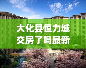 大化縣恒力城交房了嗎最新消息：大化恒剛房地產(chǎn)開發(fā)有限公司 