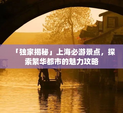「獨家揭秘」上海必游景點，探索繁華都市的魅力攻略