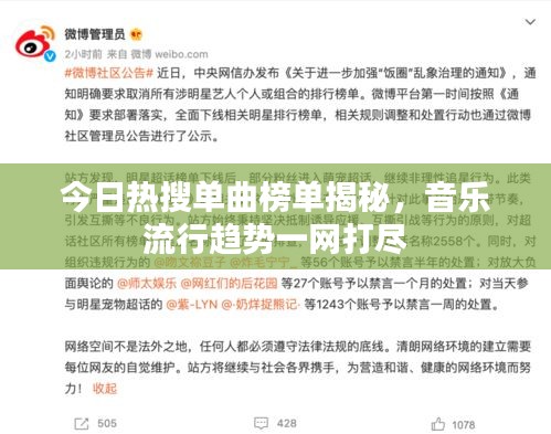 今日熱搜單曲榜單揭秘，音樂(lè)流行趨勢(shì)一網(wǎng)打盡
