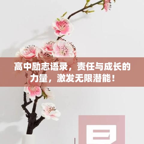 高中勵(lì)志語錄，責(zé)任與成長的力量，激發(fā)無限潛能！