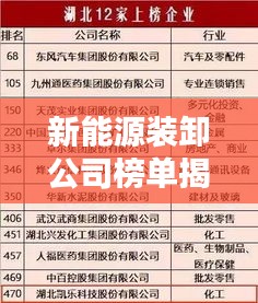 新能源裝卸公司榜單揭曉，十大領先企業(yè)排名