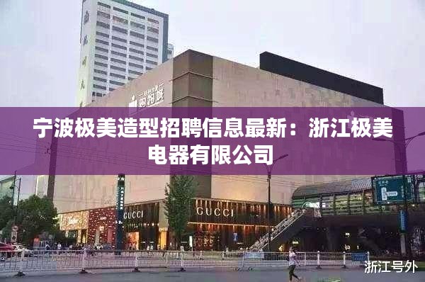 寧波極美造型招聘信息最新：浙江極美電器有限公司 