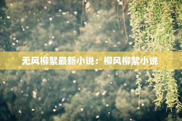 無(wú)風(fēng)柳絮最新小說(shuō)：柳風(fēng)柳絮小說(shuō) 