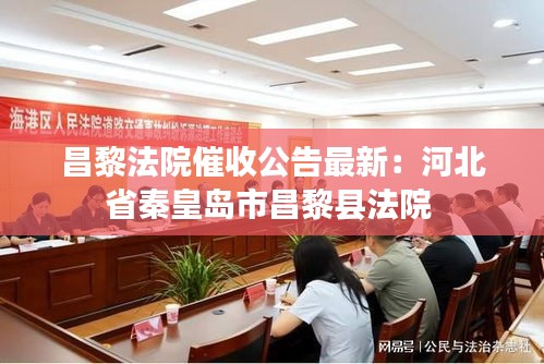 昌黎法院催收公告最新：河北省秦皇島市昌黎縣法院 