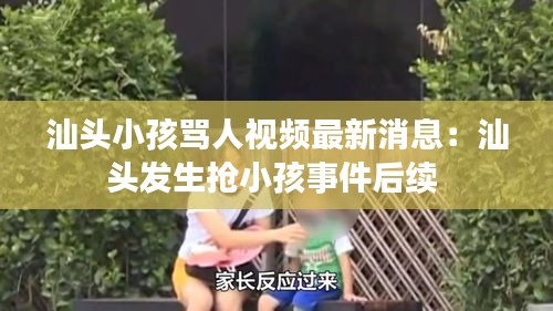 汕頭小孩罵人視頻最新消息：汕頭發(fā)生搶小孩事件后續(xù) 