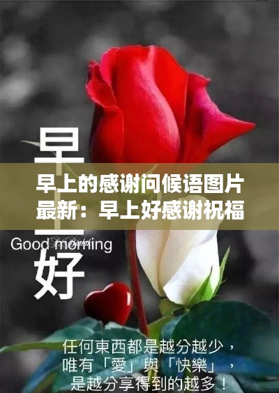 早上的感謝問候語圖片最新：早上好感謝祝福圖片 