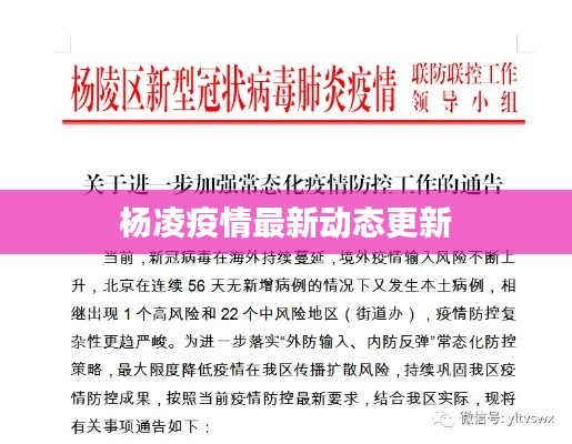 楊凌疫情最新動態(tài)更新