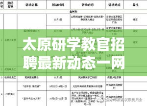 太原研學(xué)教官招聘最新動(dòng)態(tài)一網(wǎng)打盡！