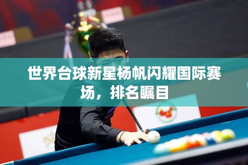 世界臺(tái)球新星楊帆閃耀國(guó)際賽場(chǎng)，排名矚目