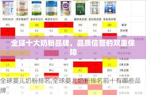 全球十大奶粉品牌，品質(zhì)信譽的雙重保障