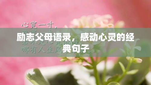 勵志父母語錄，感動心靈的經(jīng)典句子
