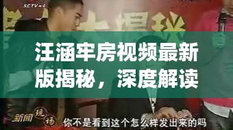 汪涵牢房視頻最新版揭秘，深度解讀與反思