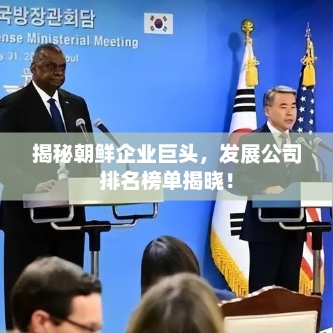 揭秘朝鮮企業(yè)巨頭，發(fā)展公司排名榜單揭曉！