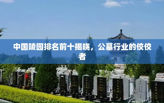 中國陵園排名前十揭曉，公墓行業(yè)的佼佼者
