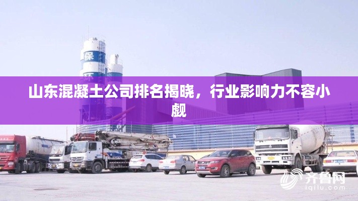 山東混凝土公司排名揭曉，行業(yè)影響力不容小覷