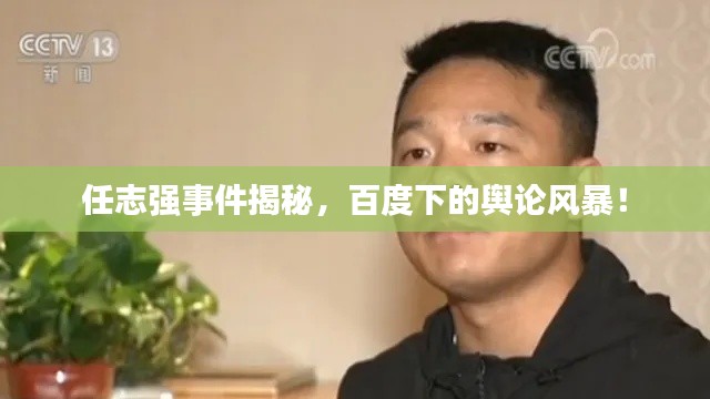 任志強(qiáng)事件揭秘，百度下的輿論風(fēng)暴！