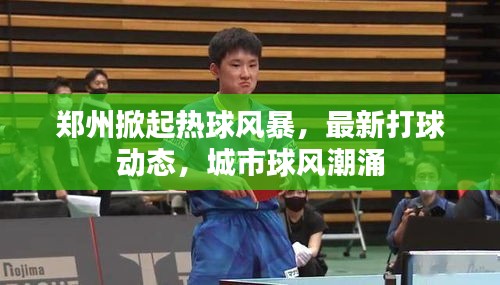 鄭州掀起熱球風(fēng)暴，最新打球動(dòng)態(tài)，城市球風(fēng)潮涌