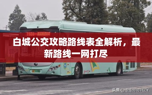 白城公交攻略路線表全解析，最新路線一網(wǎng)打盡