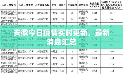 安徽今日疫情實時更新，最新消息匯總