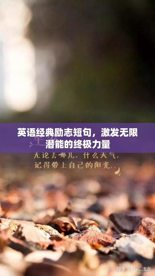 英語經(jīng)典勵(lì)志短句，激發(fā)無限潛能的終極力量