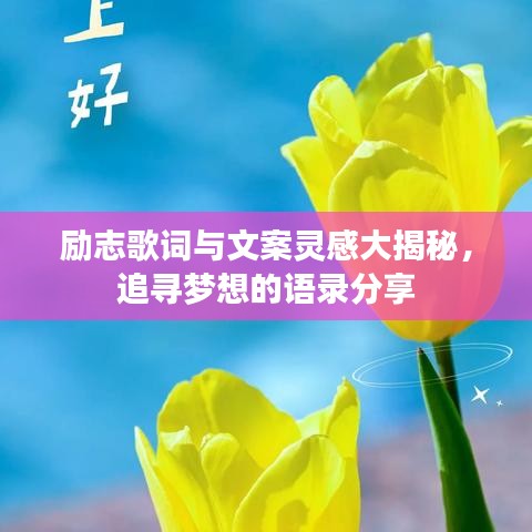 勵志歌詞與文案靈感大揭秘，追尋夢想的語錄分享
