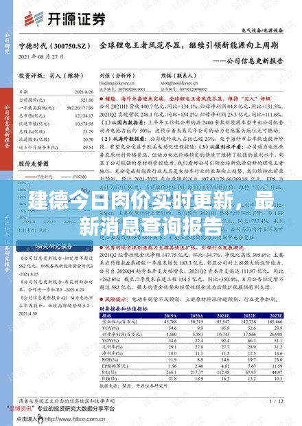 建德今日肉價(jià)實(shí)時(shí)更新，最新消息查詢報(bào)告