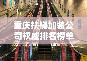 重慶扶梯加裝公司權(quán)威排名榜單揭曉！
