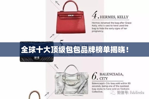 全球十大頂級包包品牌榜單揭曉！