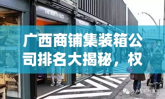 廣西商鋪集裝箱公司排名大揭秘，權威榜單，不容錯過！