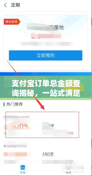 支付寶訂單總金額查詢揭秘，一站式滿足你的財(cái)務(wù)需求查詢攻略