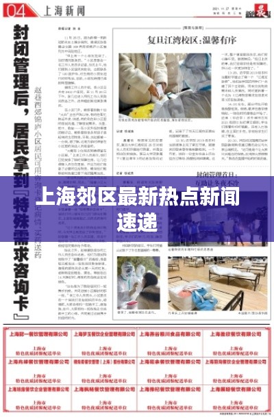 上海郊區(qū)最新熱點(diǎn)新聞速遞