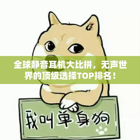 全球靜音耳機大比拼，無聲世界的頂級選擇TOP排名！