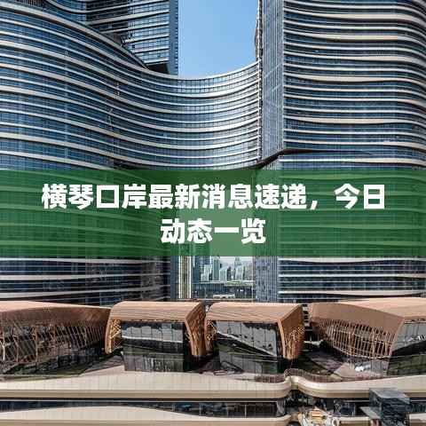 橫琴口岸最新消息速遞，今日動態(tài)一覽