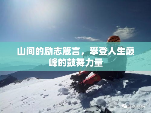 山間的勵(lì)志箴言，攀登人生巔峰的鼓舞力量