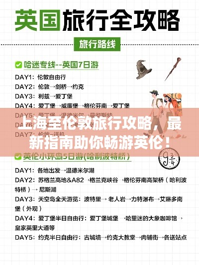 上海至倫敦旅行攻略，最新指南助你暢游英倫！