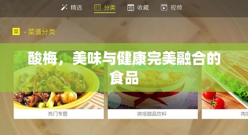 酸梅，美味與健康完美融合的食品