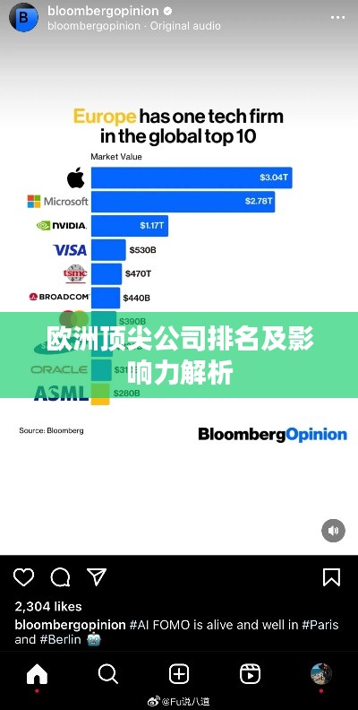 歐洲頂尖公司排名及影響力解析