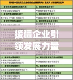 援疆企業(yè)引領(lǐng)發(fā)展力量，前十排名重磅揭曉！