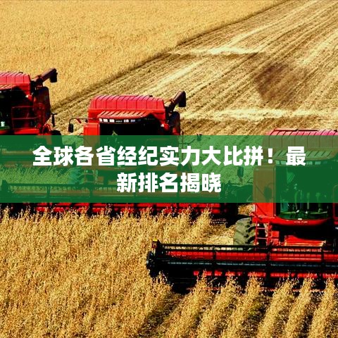 全球各省經(jīng)紀(jì)實(shí)力大比拼！最新排名揭曉