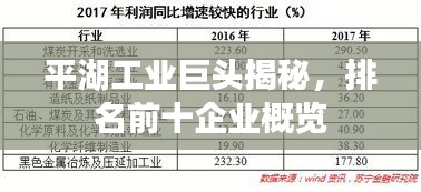 平湖工業(yè)巨頭揭秘，排名前十企業(yè)概覽