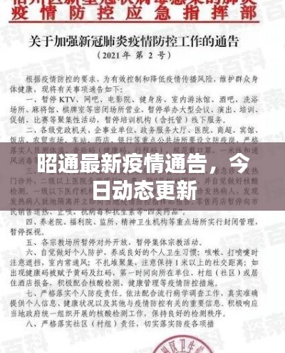 昭通最新疫情通告，今日動態(tài)更新