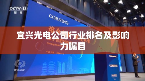 宜興光電公司行業(yè)排名及影響力矚目